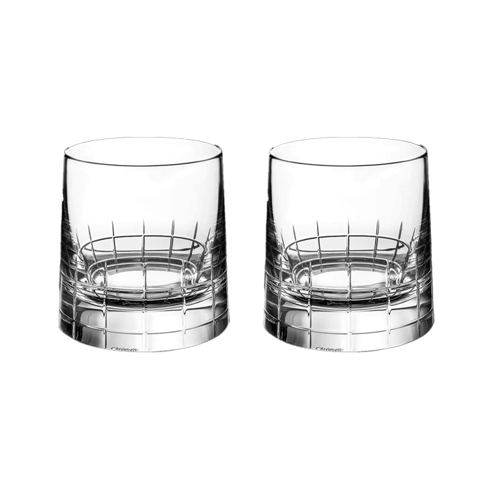 Set de 2 Vasos De Whisky Graphik Cristal