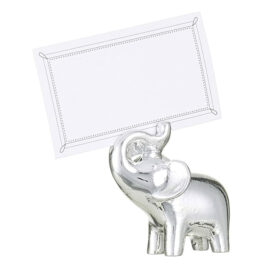 Set 4 Porta Nombres Elefante Silver